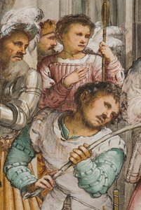 Navata Centrale, Quarta Campata Sud, Incoronazione di Spine, Girolamo Romanino da Girolamo Romanino