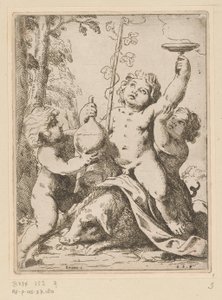 Baccanale con tre giovani da Girolamo Scarselli