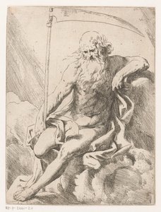 Saturno con falce da Girolamo Scarselli