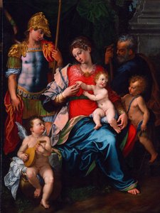 Vergine e Bambino con i Santi Giovanni Battista, Michele Arcangelo e Giuseppe, 1545