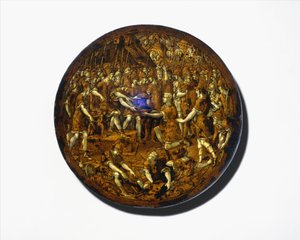 Scudo, italiano, probabilmente Bologna da Girolamo da Treviso