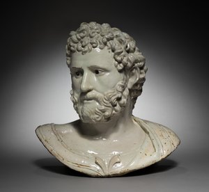 Busto di un eroe o imperatore classico da Girolamo della Robbia