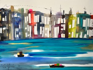 Un giorno nella vita (pittura) da Gisela Gaffoglio