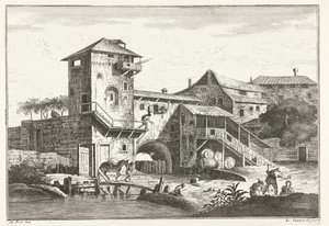 Casa con torre sull