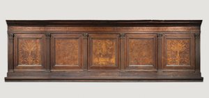 Pannellatura superiore di un armadio della sacrestia, c. 1460-1475 da Giuliano da Maiano