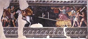Frammento di una Scena di Trionfo da Giulio (school of) Romano
