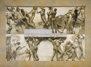 Amore, dal Ciclo della Vita Umana da Giulio Aristide Sartorio