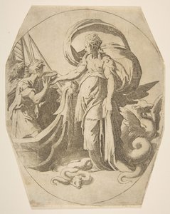 Circe e i compagni di Ulisse, XVI secolo da Giulio Bonasone