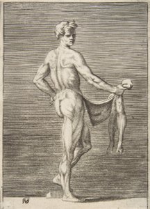 Uomo scuoiato visto da dietro da Giulio Bonasone