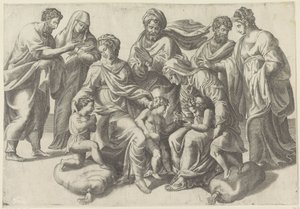 Santa Parentela da Giulio Bonasone