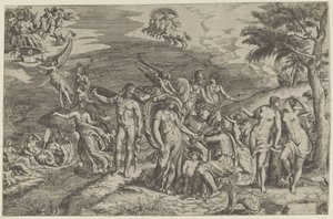 Il giudizio di Paride da Giulio Bonasone