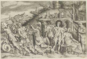 Giasone e Medea da Giulio Bonasone