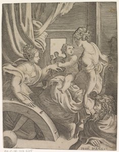 Matrimonio mistico di Santa Caterina da Giulio Bonasone