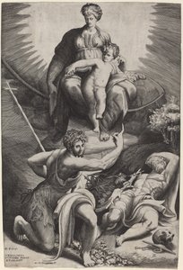 La visione di San Girolamo da Giulio Bonasone