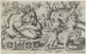 Trionfo di Bacco da Giulio Bonasone