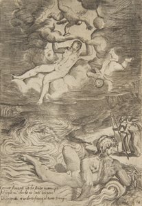 Venere che cade con putti tra le nuvole, da 