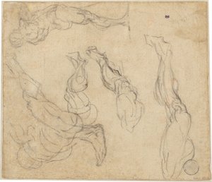 Testa di un ragazzo (verso) da Giulio Campagnola