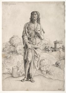 San Giovanni Battista, c. 1505 da Giulio Campagnola