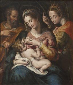 La Sacra Famiglia e Santa Caterina da Giulio Cesare Procaccini
