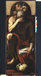 San Girolamo con un angelo da Giulio Cesare Procaccini