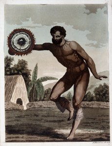 Danza delle isole Sandwich (Hawaii) - in "Il costume antico e moderno" di Dr. Jules Ferrario, ed. Milano da Giulio Ferrario