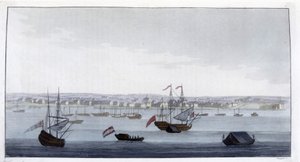 Vista della città di Paramaribo (Guyana)