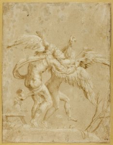 Dedalo e Icaro da Giulio Romano