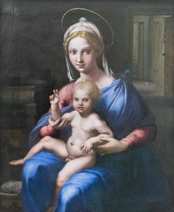 Madonna con bambino da Giulio Romano