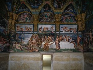 Banchetto degli dei (affresco) da Giulio Romano