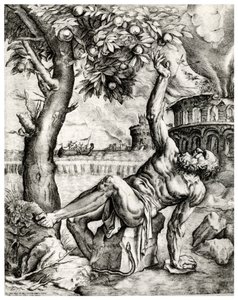 Tantalo, XVI secolo, 1937 da Giulio Sanuto