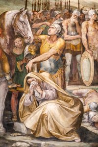 Battaglia tra Orazi e Curiazi (dettaglio) da Giuseppe (1568 1640) Cesari