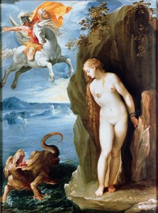 Perseo salva Andromeda da Giuseppe Cesari
