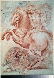 San Giorgio che uccide il drago da Giuseppe Cesari