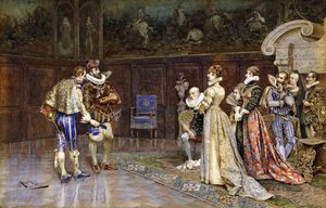 Una Presentazione di Enrico IV di Francia alla Corte di Margherita di Valois