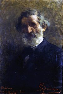 Ritratto di Giuseppe Verdi da Giuseppe Barbaglia