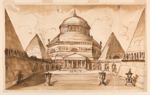 Atrio di una chiesa da dedicare a San Giorgio
