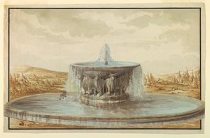 Design per una fontana da Giuseppe Barberi