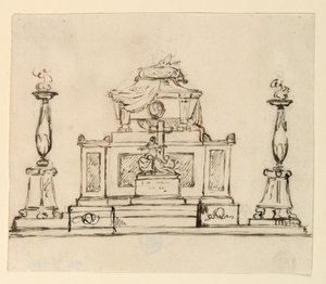 Elevazione di un monumento sepolcrale