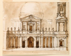 Elevazione di una chiesa da Giuseppe Barberi