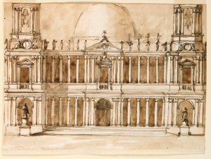 Elevazione di una chiesa da Giuseppe Barberi