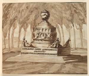 Monumento sepolcrale per il poeta Pietro Chiari