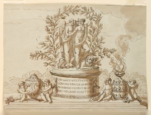Monumento sepolcrale per lo scrittore Vecei da Giuseppe Barberi
