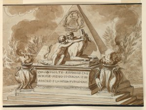 Monumento sepolcrale per il poeta Colte, di Roma