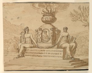 Monumento sepolcrale del filosofo Conte Alessandro Verri da Giuseppe Barberi