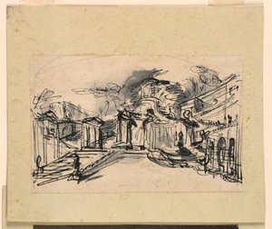 Scenografia: Architettura del Palazzo da Giuseppe Barberi
