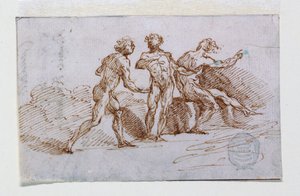 Tre uomini nudi