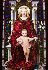 Madonna in trono da Giuseppe Bertini