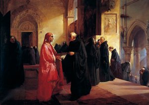 Incontro tra Dante e Fra Ilario