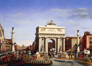 Ingresso di Napoleone Bonaparte a Venezia, 29 novembre da Giuseppe Borsato