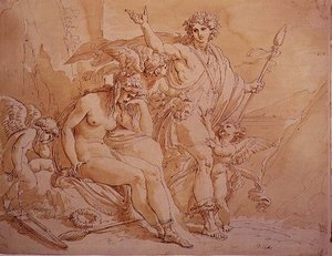Bacco e Arianna, 1780 da Giuseppe Cades